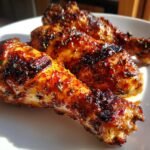 Deviled Mustard Air Fryer Drumsticks