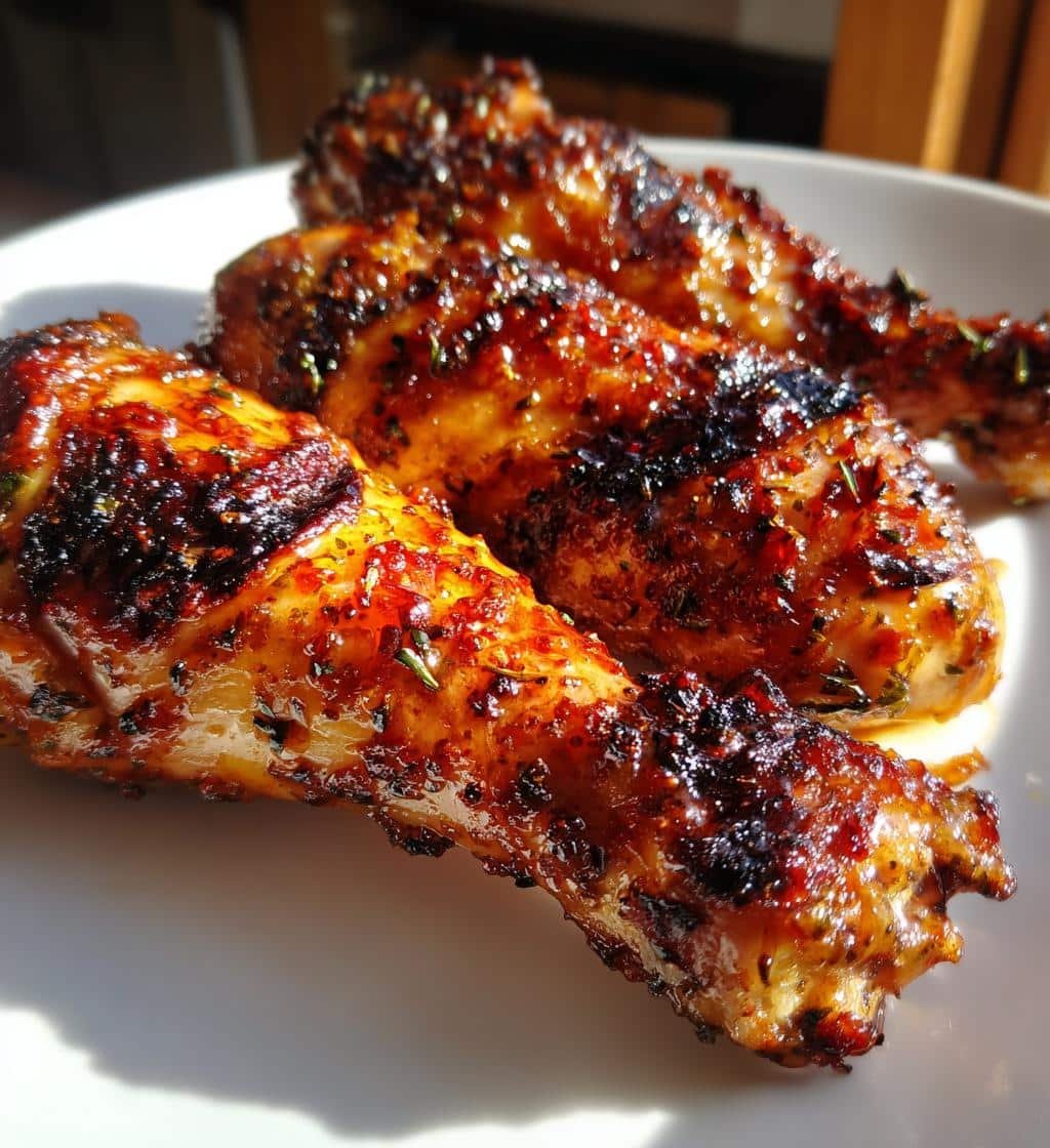 Deviled Mustard Air Fryer Drumsticks