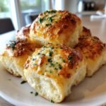 Easy Air Fryer Garlic Parmesan Dinner Rolls