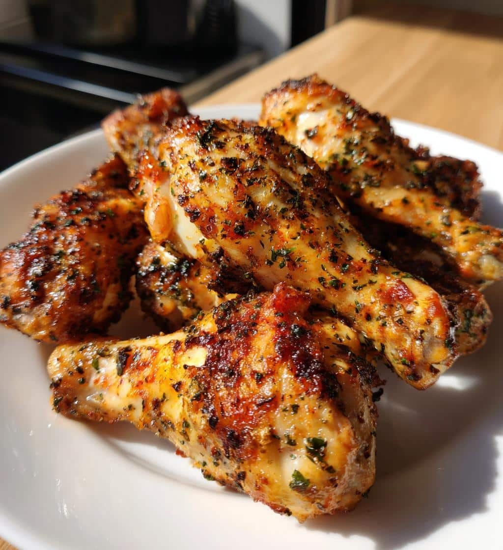 Quick Juicy Garlic Butter Herb Air Fryer Drumsticks in 30 Minutes 4 Garlic Butter Herb Air Fryer Drumsticks - detail 1