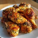 Garlic Butter Herb Air Fryer Drumsticks