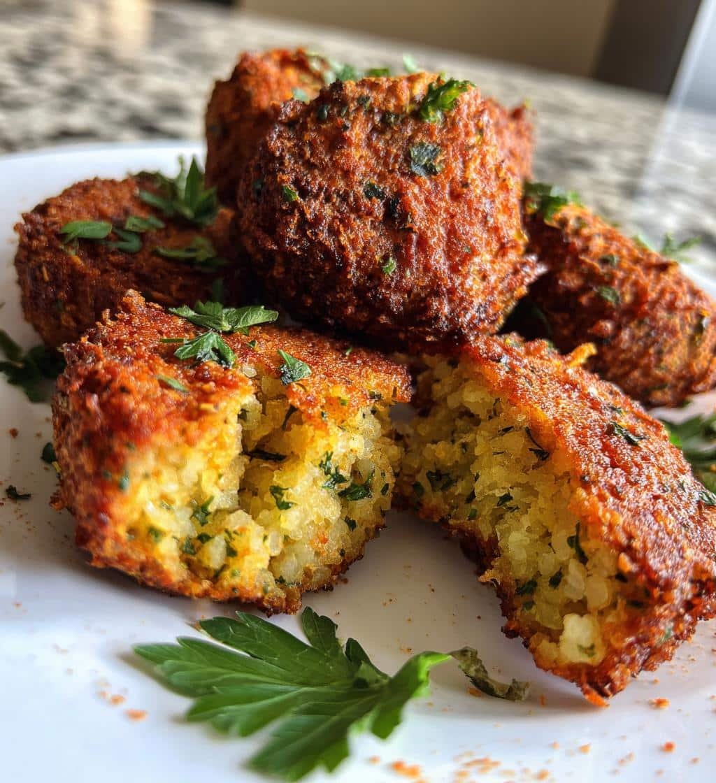 Homemade Air Fryer Falafel