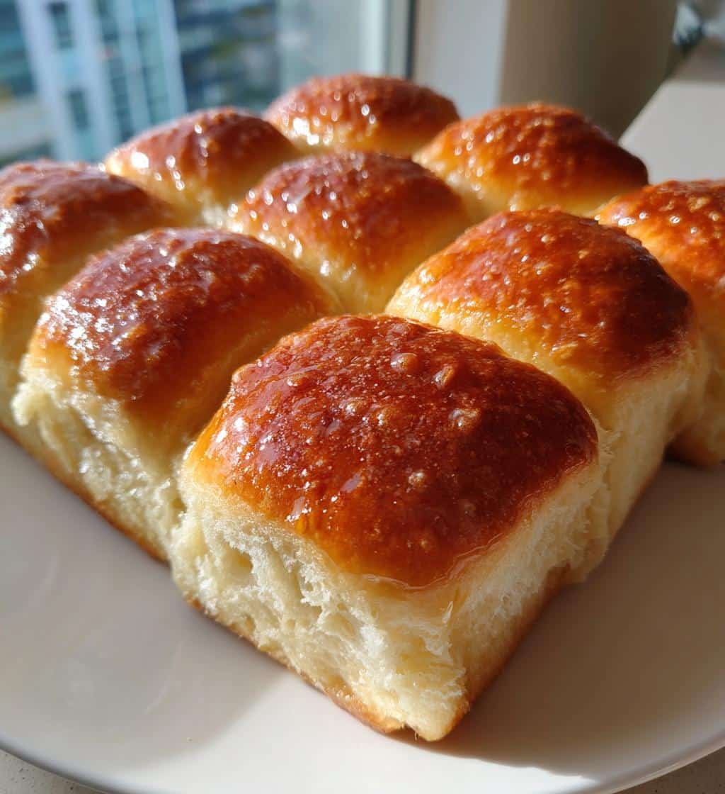 Honey Butter Air Fryer Dinner Rolls