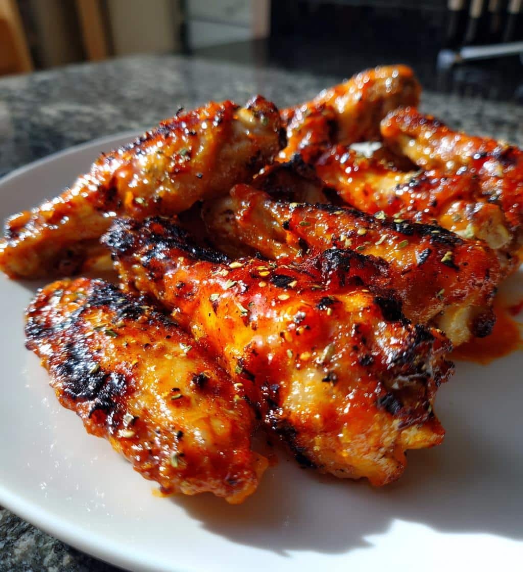 Keto Low-Carb Buffalo Air Fryer Wings - detail 1