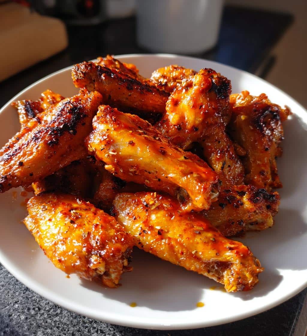 Keto Low-Carb Buffalo Air Fryer Wings