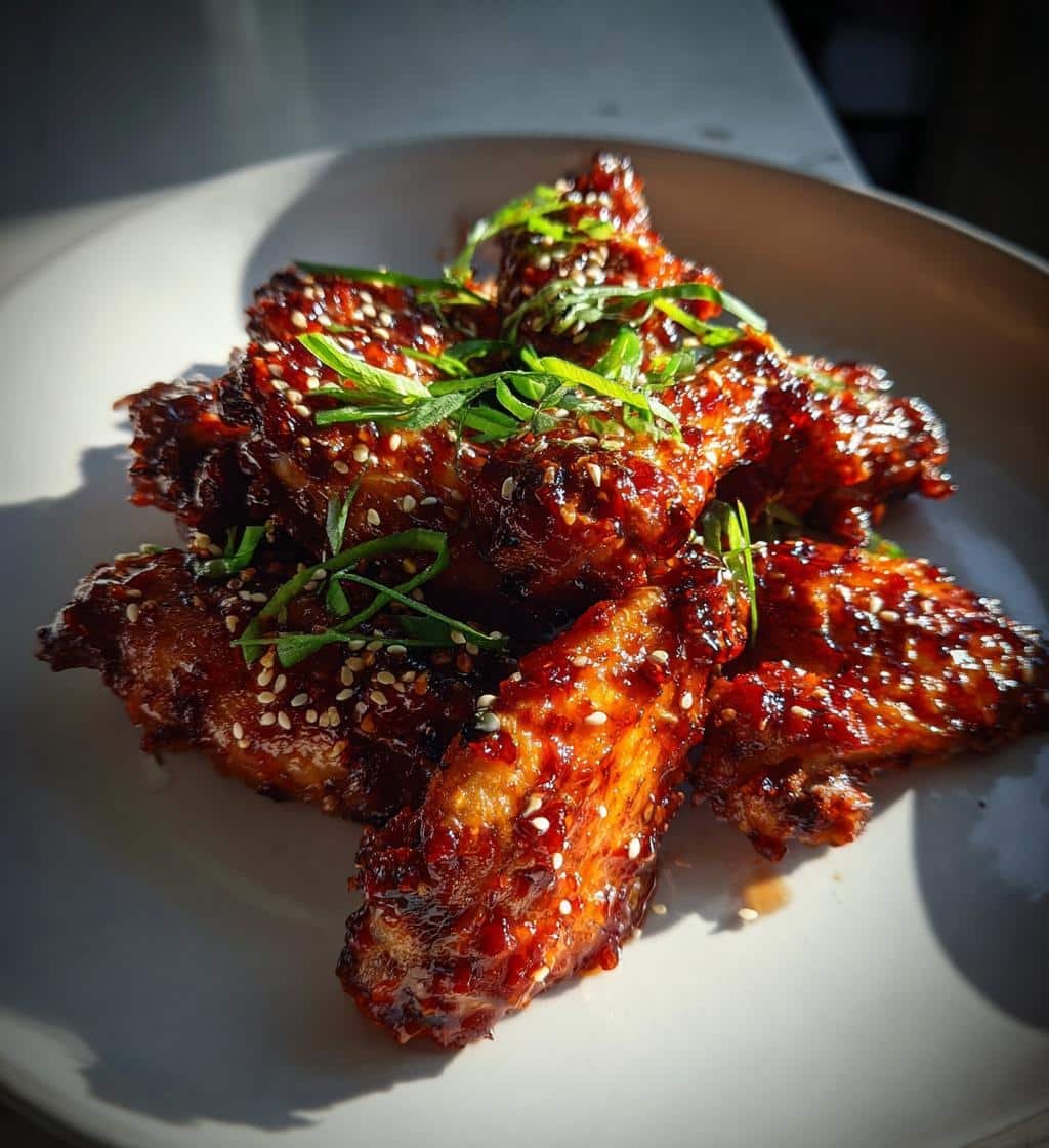 Korean Gochujang Honey Air Fryer Wings - detail 1