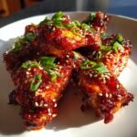 Korean Gochujang Honey Air Fryer Wings