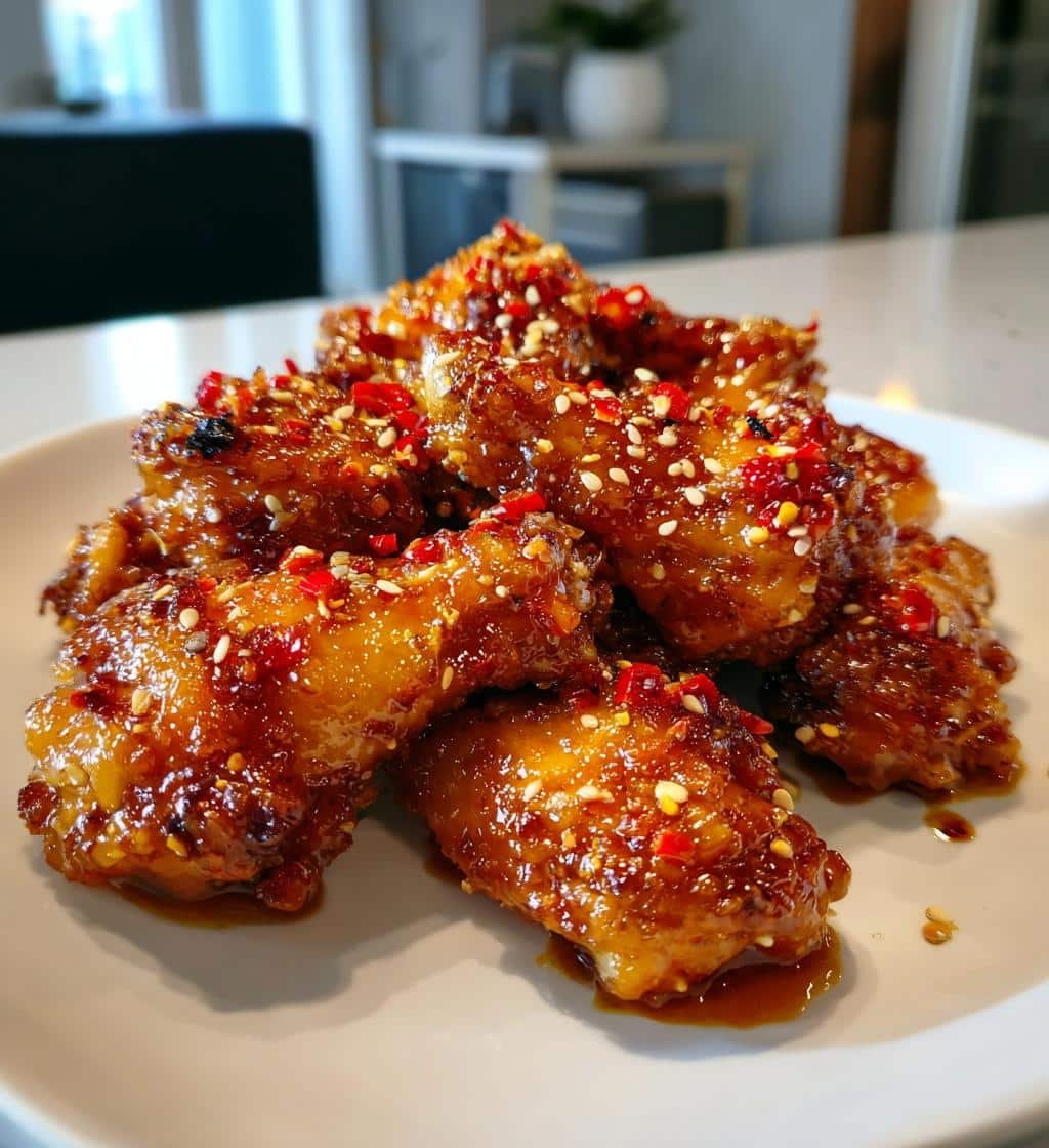 Spicy Miso Chili Oil Air Fryer Wings - detail 1