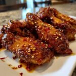 Spicy Miso Chili Oil Air Fryer Wings