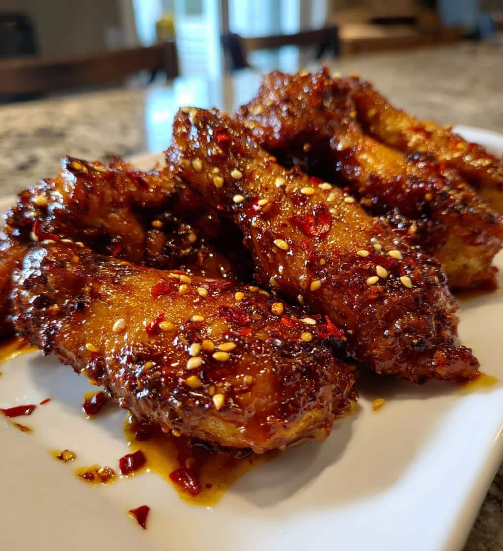 Spicy Miso Chili Oil Air Fryer Wings