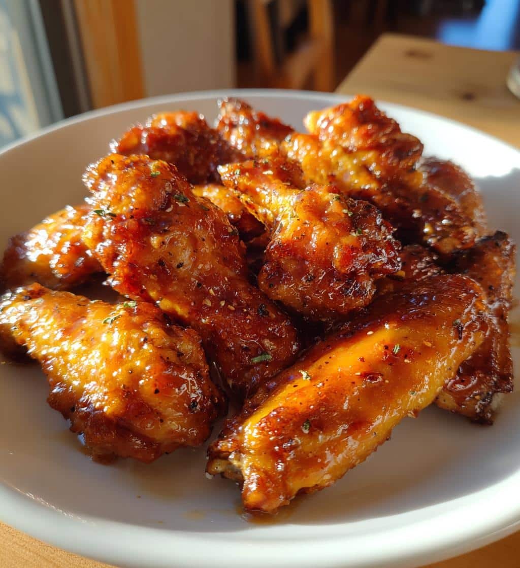 Sticky Maple Pepper Air Fryer Wings - detail 1