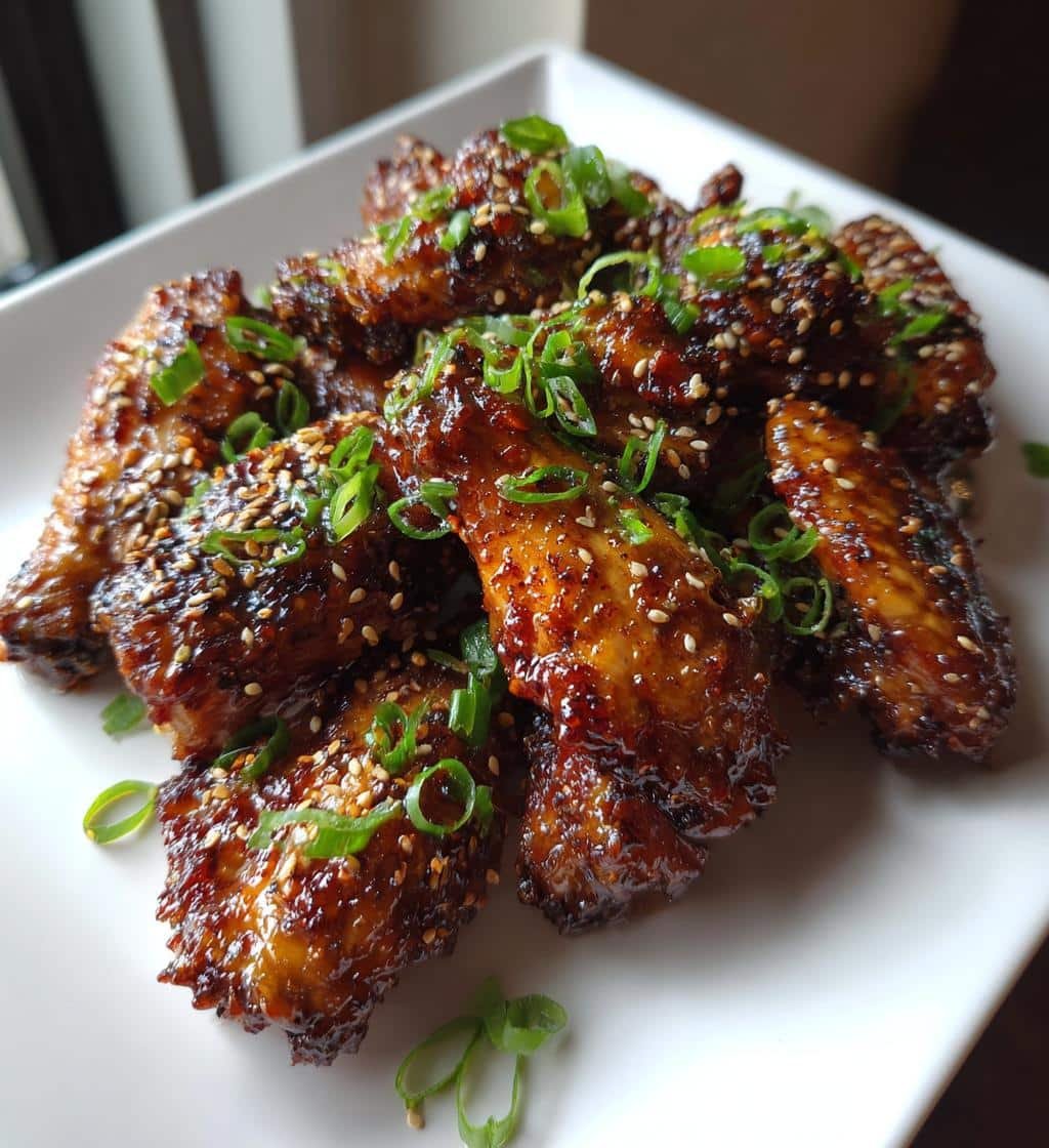 Teriyaki Sesame Air Fryer Wings - detail 1