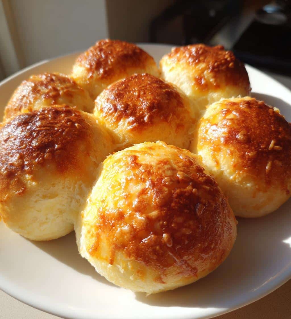 3-Ingredient Air Fryer Parmesan Bread Rolls