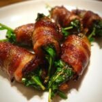 Air Fryer Arugula-Wrapped Prosciutto Sticks