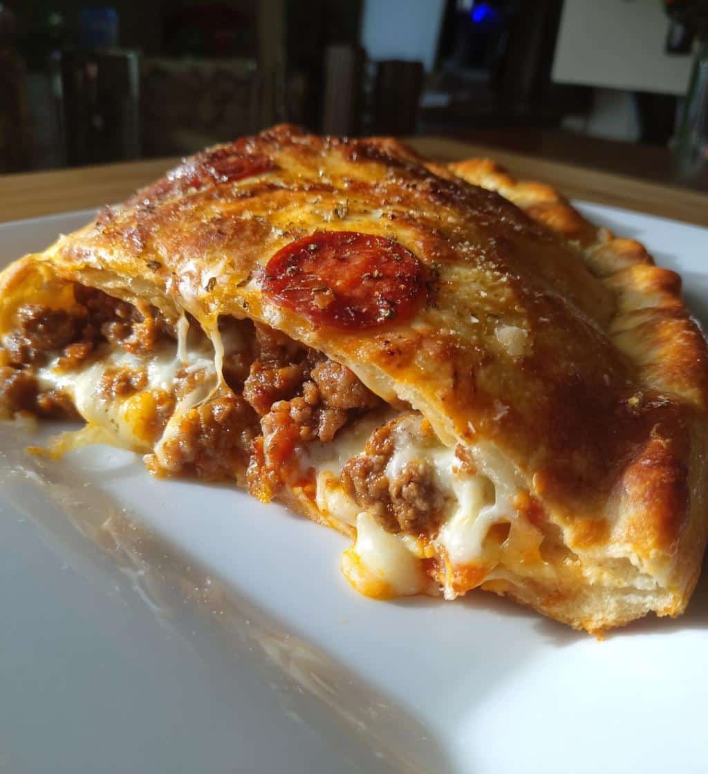 Air Fryer Calzone Beef Pepperoni - detail 1