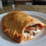 Air Fryer Calzone Beef Pepperoni