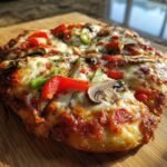 Air Fryer Cassava Root Flour Pizza