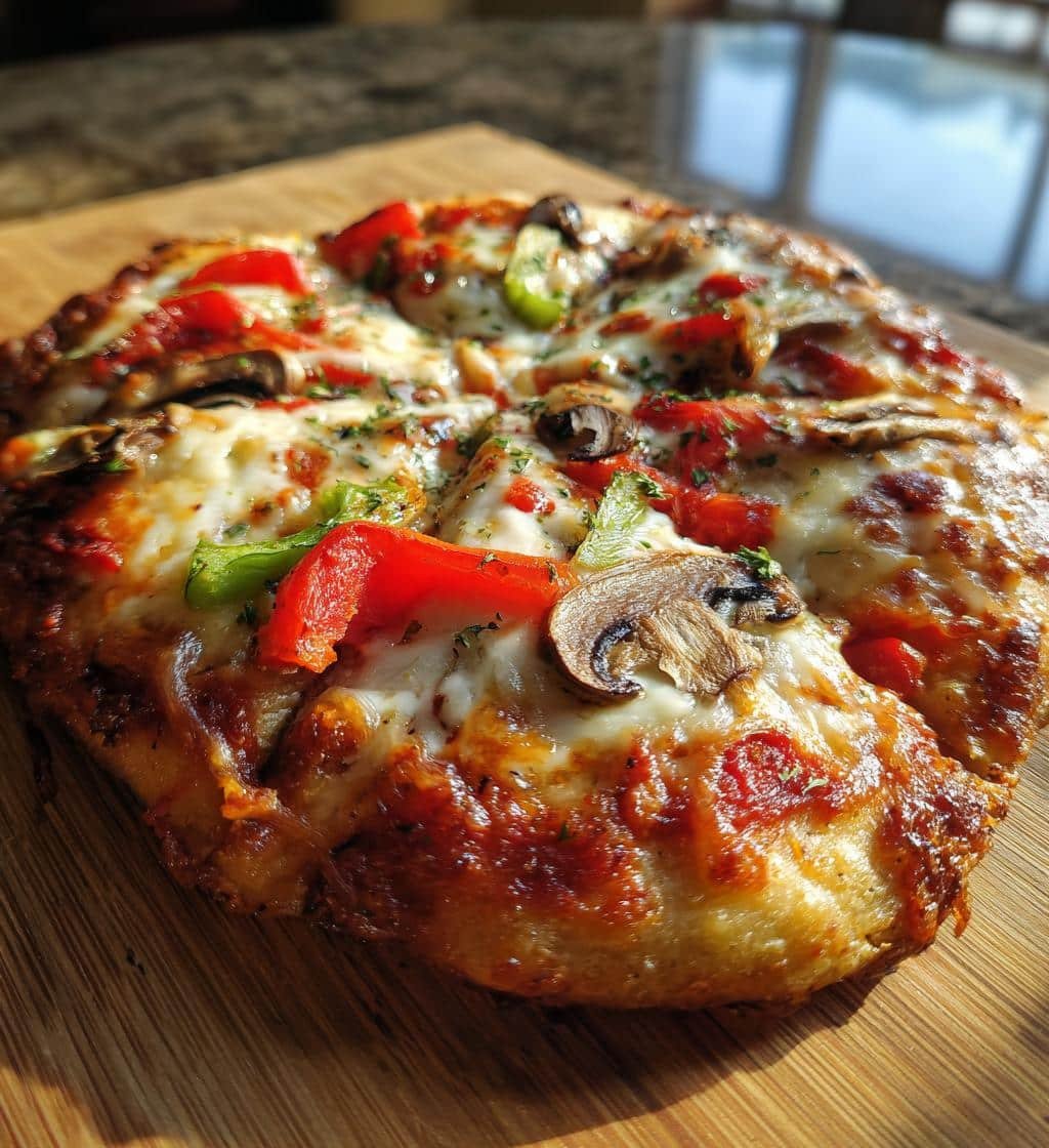 Air Fryer Cassava Root Flour Pizza