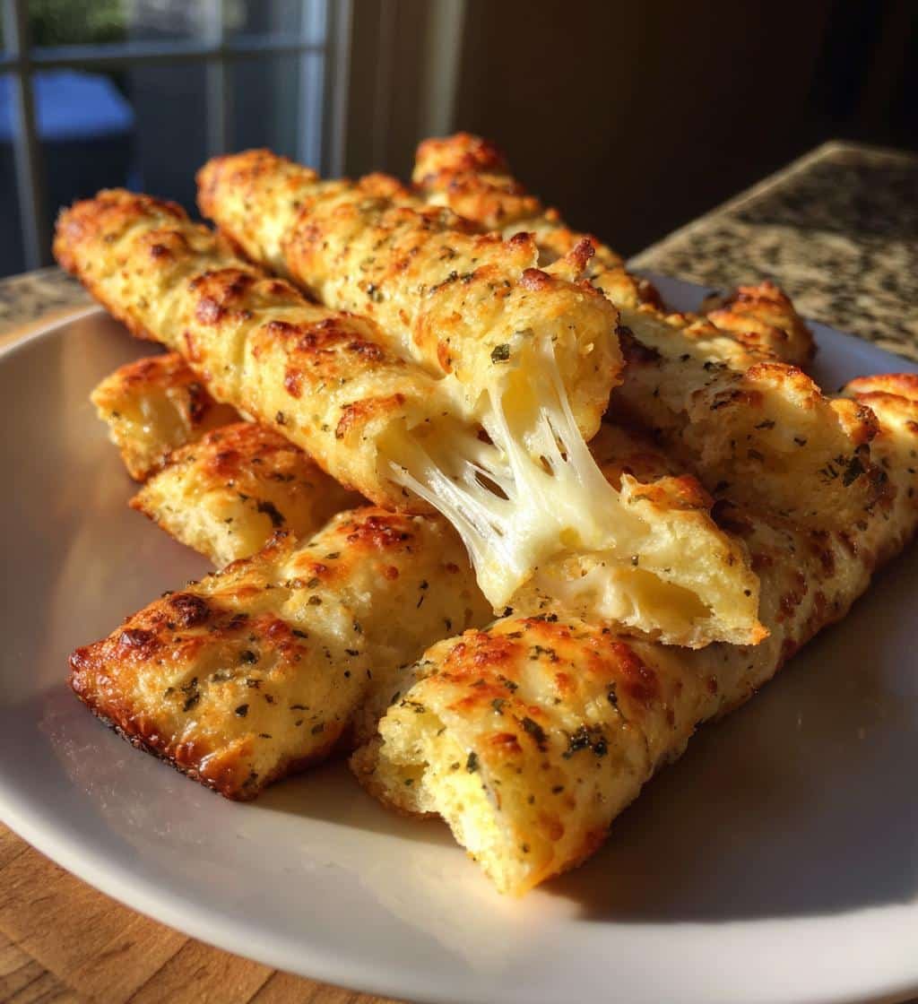 Air Fryer Cheese Breadsticks Mozzarella - detail 1