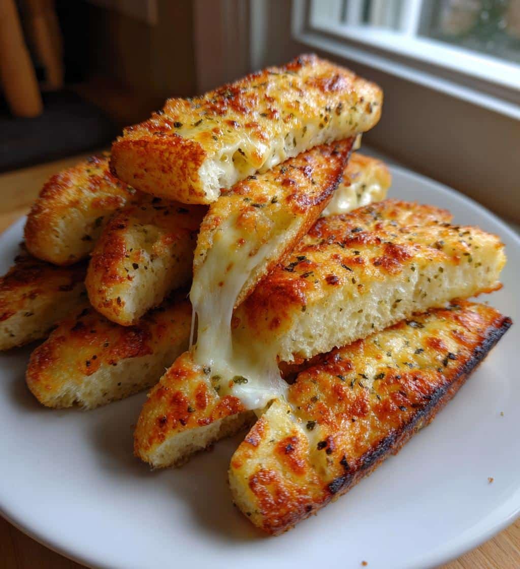 Air Fryer Cheese Breadsticks Mozzarella