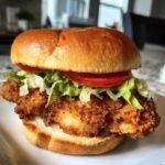 Air Fryer Chicken Sandwich Crispy