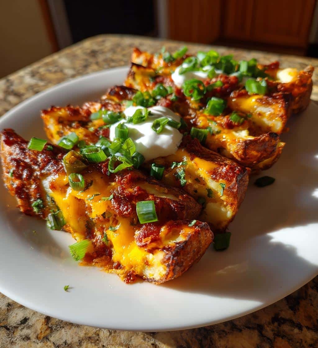 Air Fryer Chili Cheese Wedges Skillet - detail 1