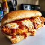 Air Fryer Delicious Chicken Parmesan Sub Sandwiches