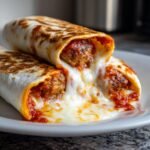 Air Fryer Easy Italian Meatball Parmesan Wraps