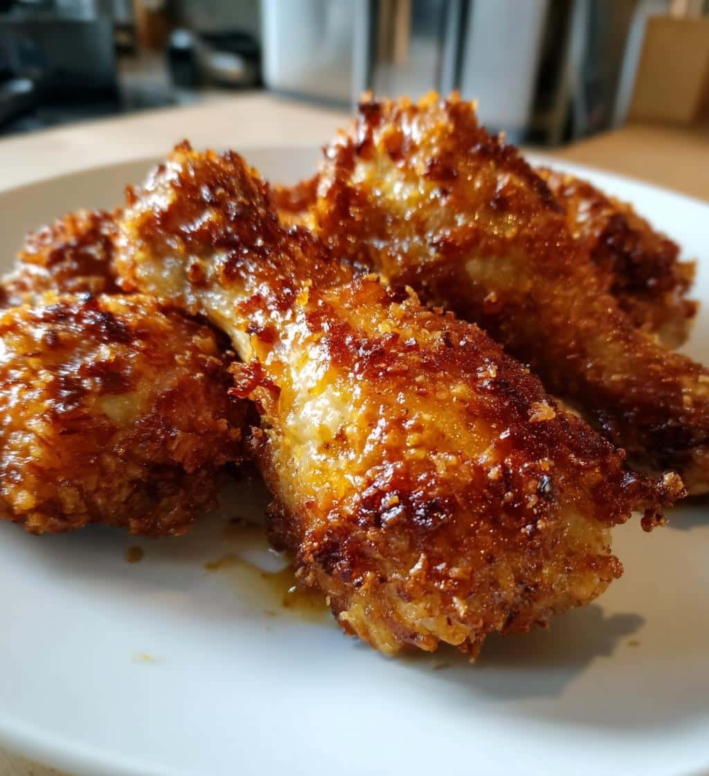 Air Fryer Extra Crispy Parmesan Garlic Drumsticks - detail 1