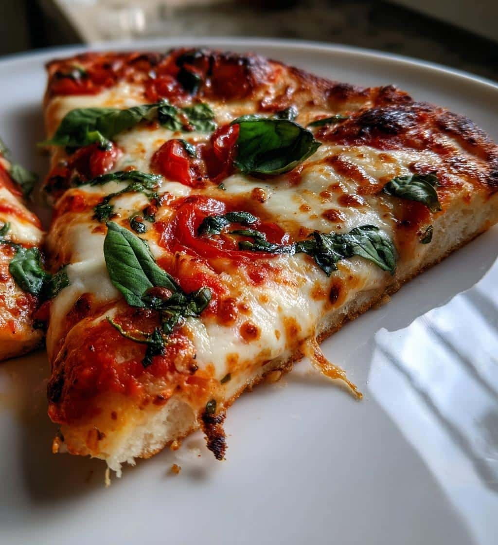 Air Fryer Flatbread Margherita