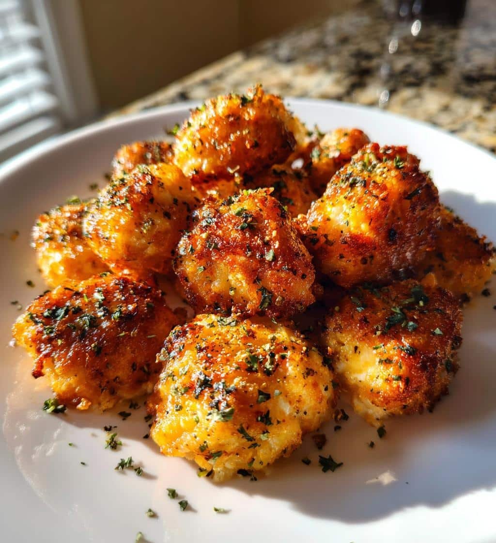 Air Fryer Garlic Butter Chicken Bites