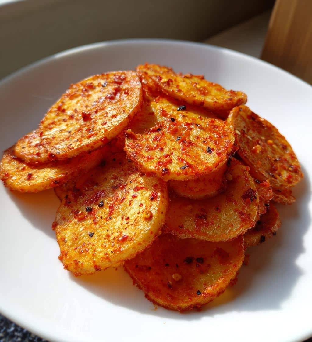 Air Fryer Homemade Korean Gochugaru Chips - detail 1