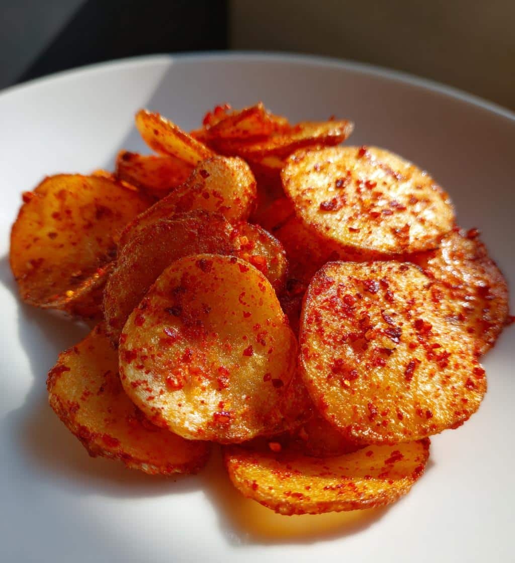 Air Fryer Homemade Korean Gochugaru Chips