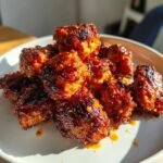 Air Fryer Hot Honey Sriracha Wing Bites