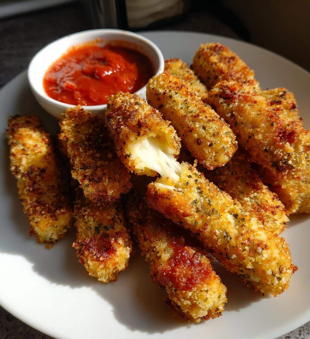Air Fryer Kid-Friendly Mozzarella Sticks - detail 1