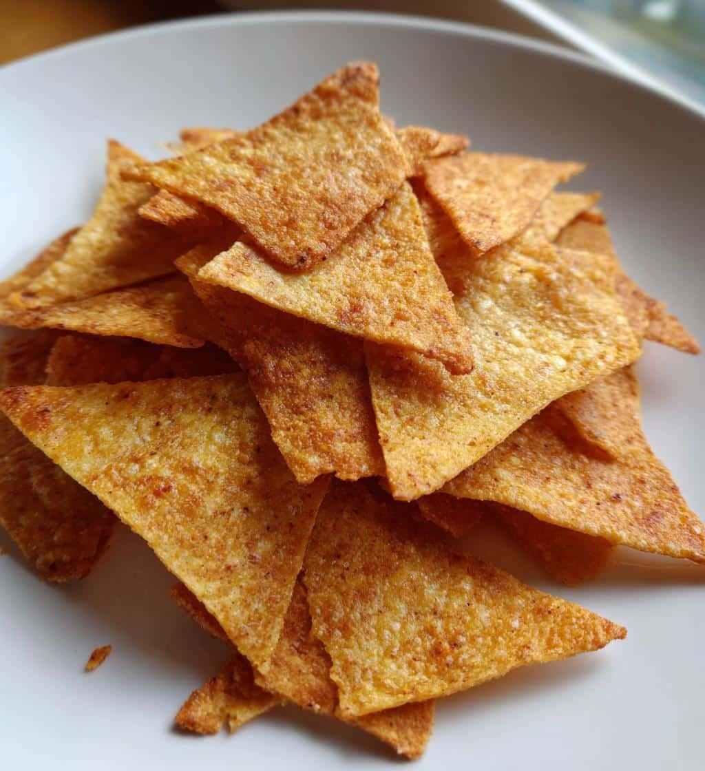 Air Fryer Low-Carb Almond Flour Tortilla Chips - detail 1