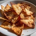 Air Fryer Low-Carb Almond Flour Tortilla Chips