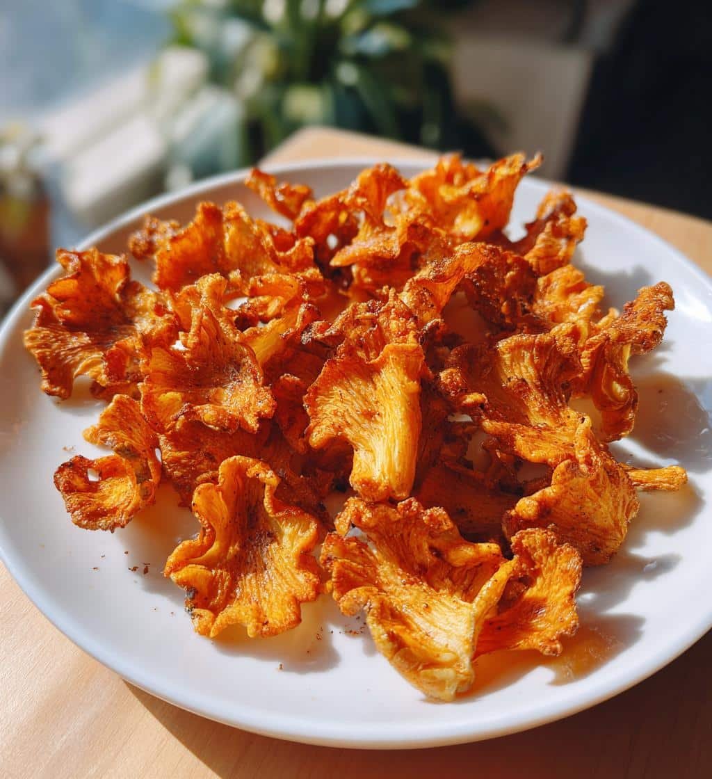 Air Fryer Oyster Mushroom Chips - detail 1