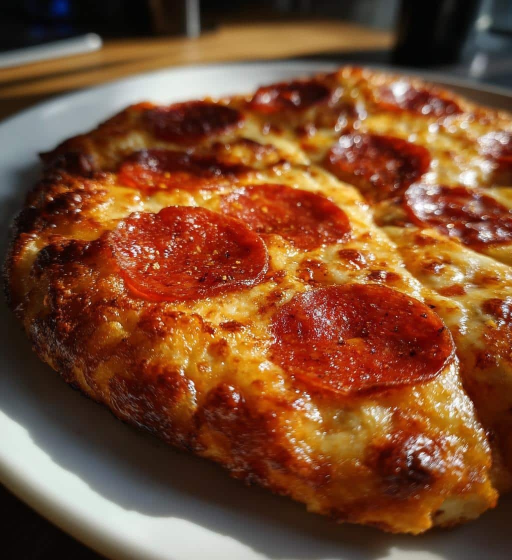 Air Fryer Pizza Pepperoni