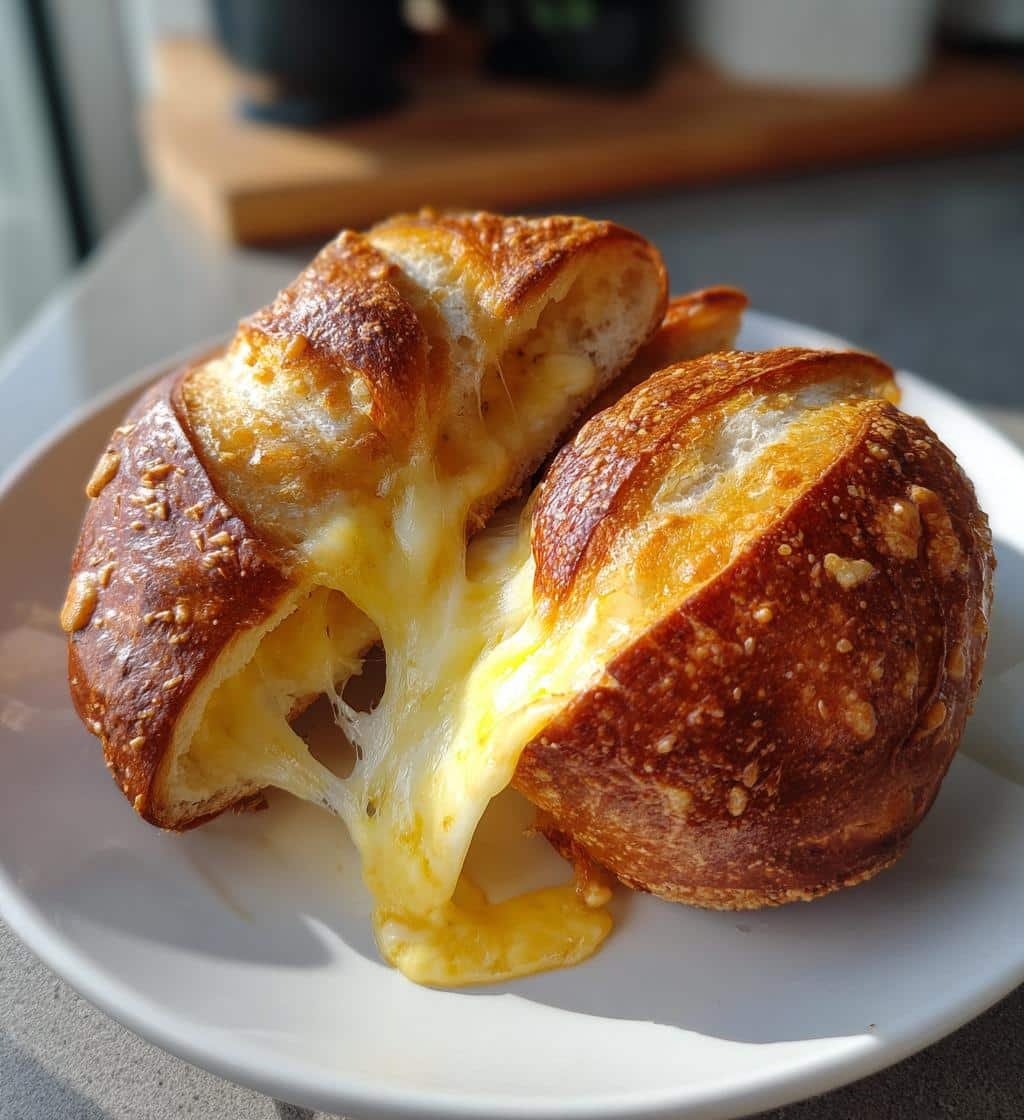Air Fryer Pretzel Cheese Bomb Rolls - detail 1