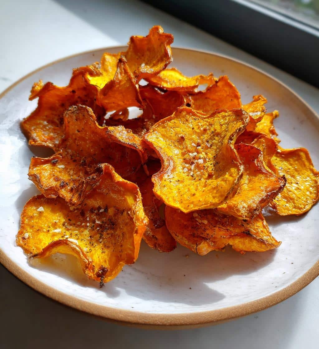 Air Fryer Pumpkin Chips