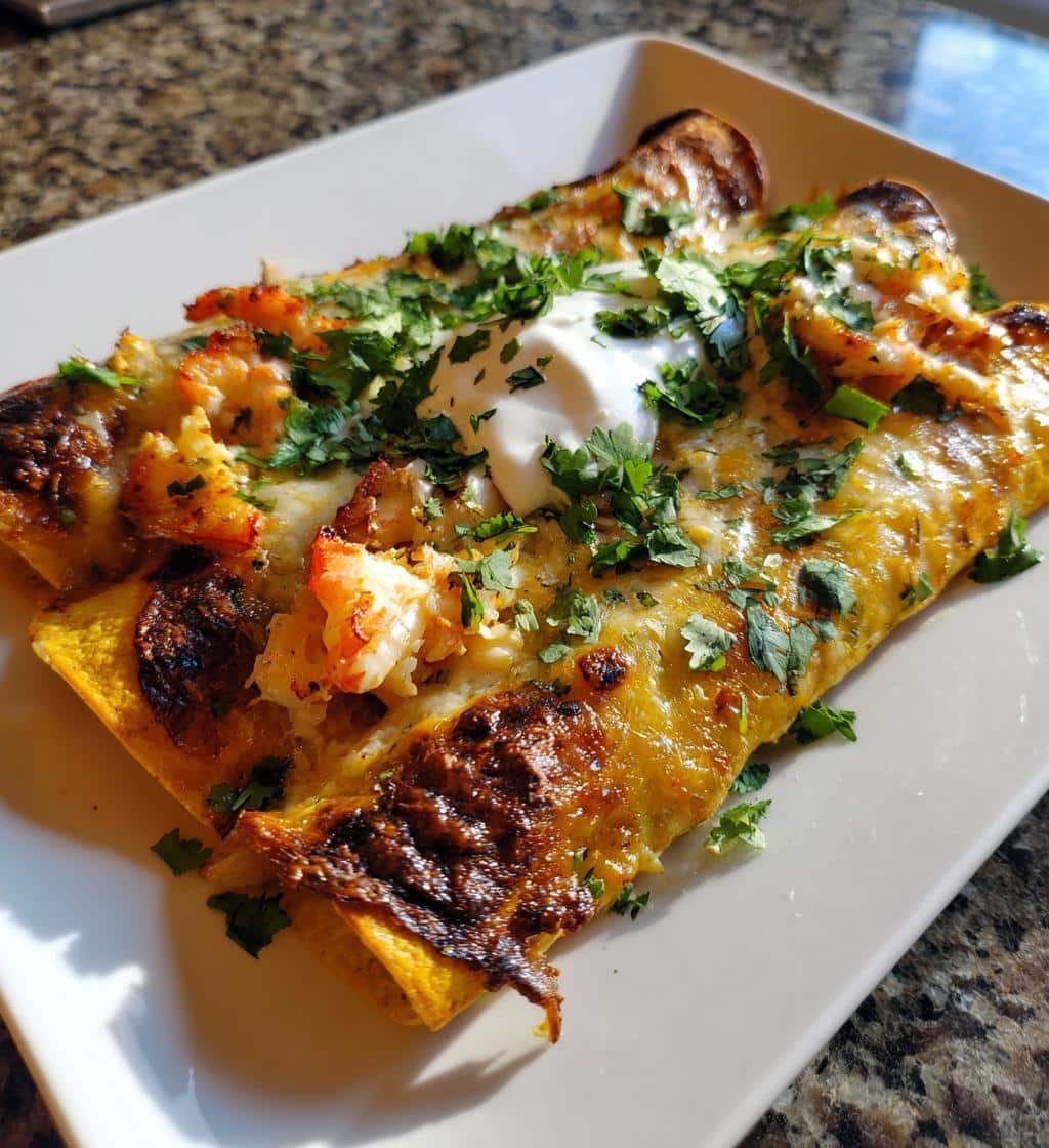 Air Fryer Seafood Enchiladas Recipe - detail 1