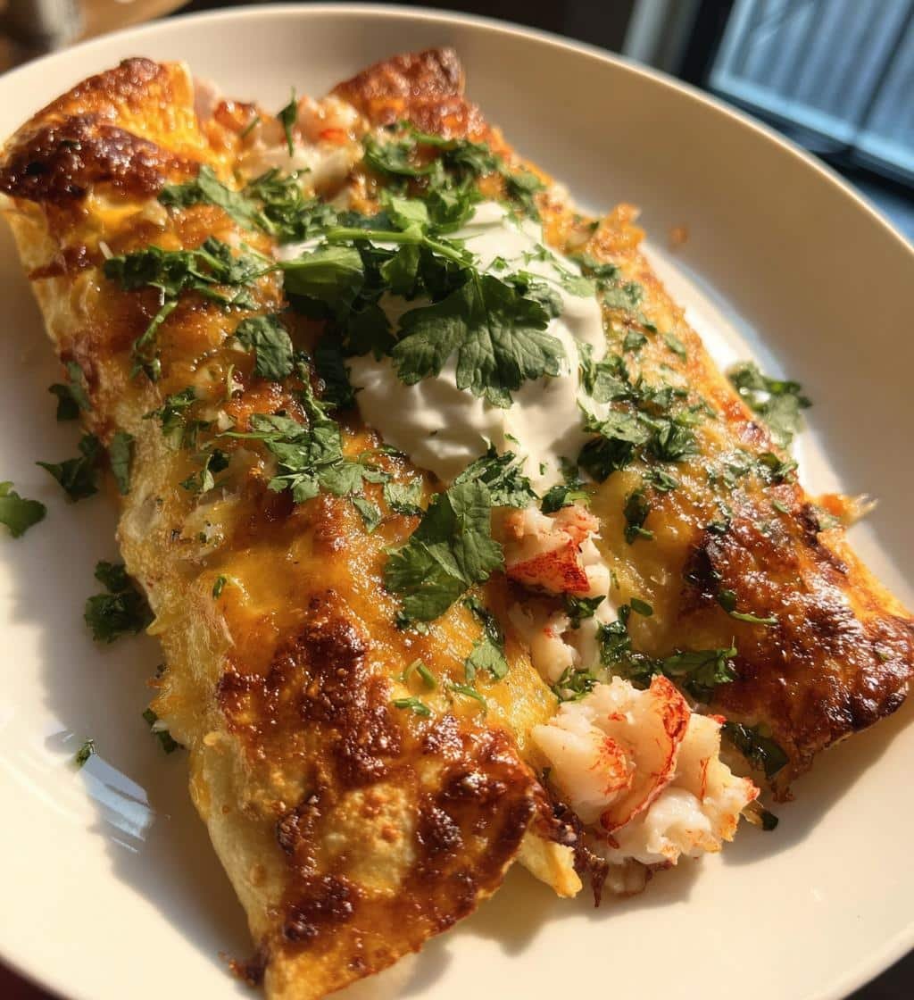 Air Fryer Seafood Enchiladas Recipe