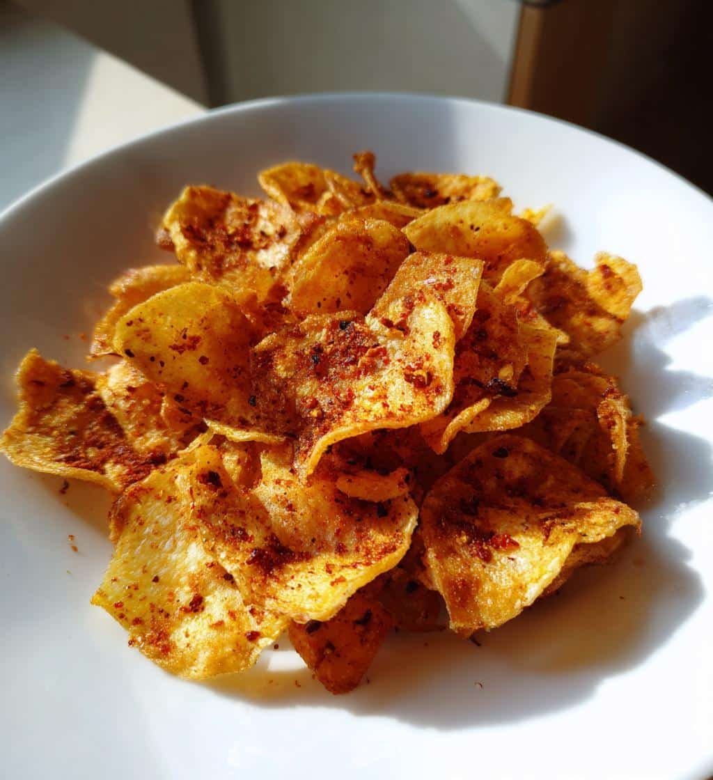 Air Fryer Spicy Mushroom Chips - detail 1