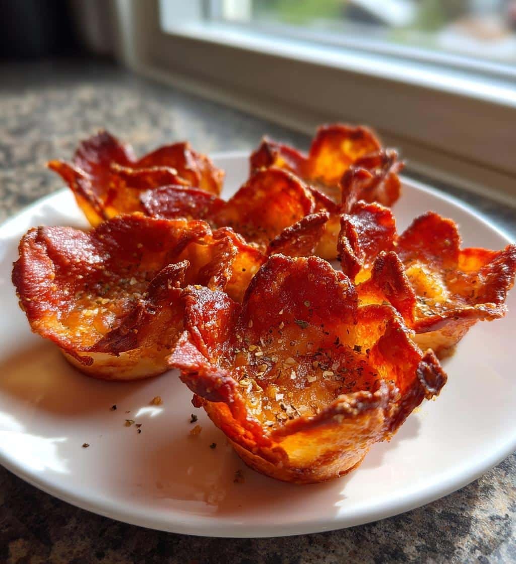 Air Fryer Tallow-Fried Pepperoni Cups - detail 1