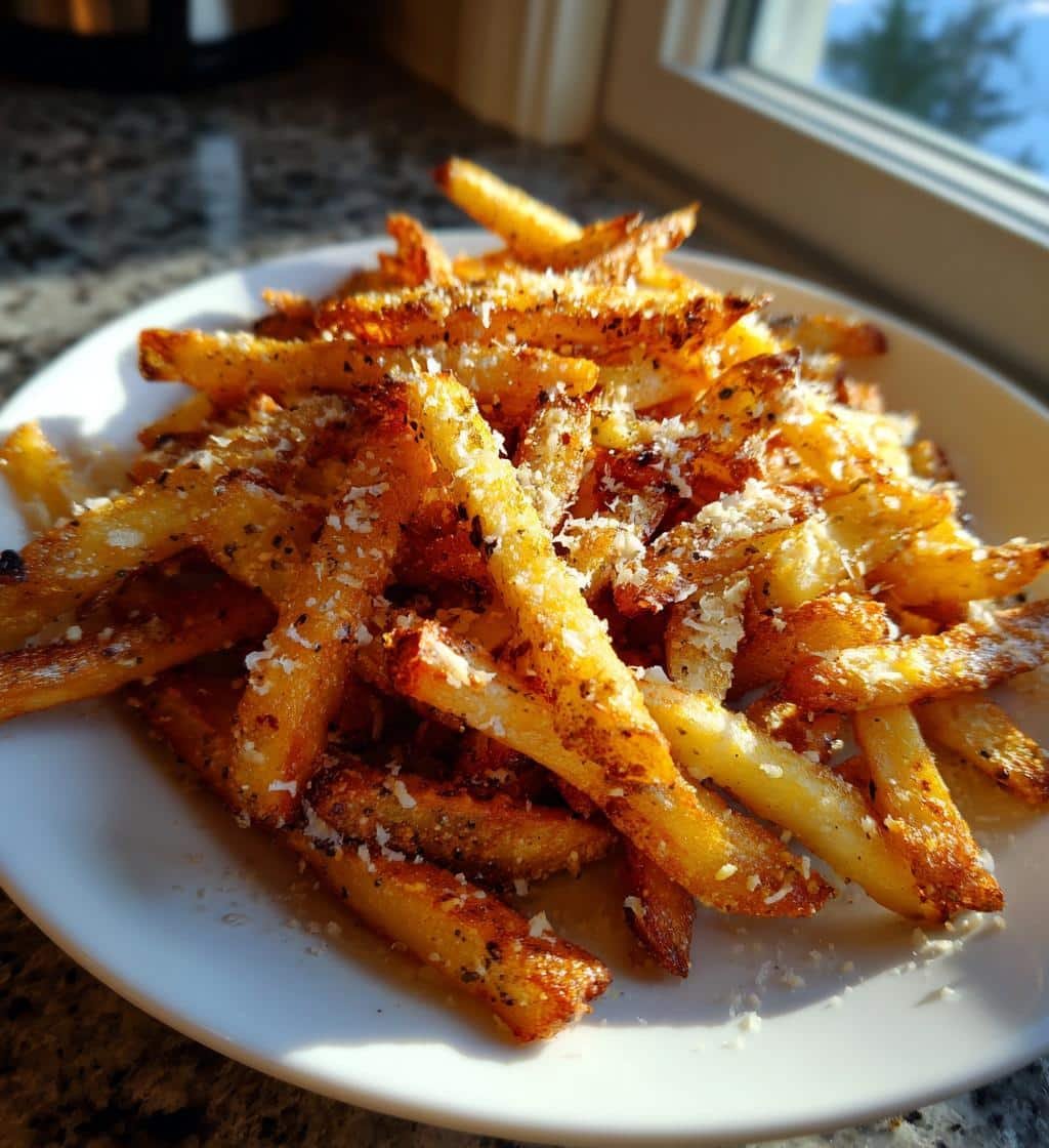 Air Fryer Truffle Oil Parmesan Fries