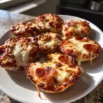 Air fryer pizza bagel bites