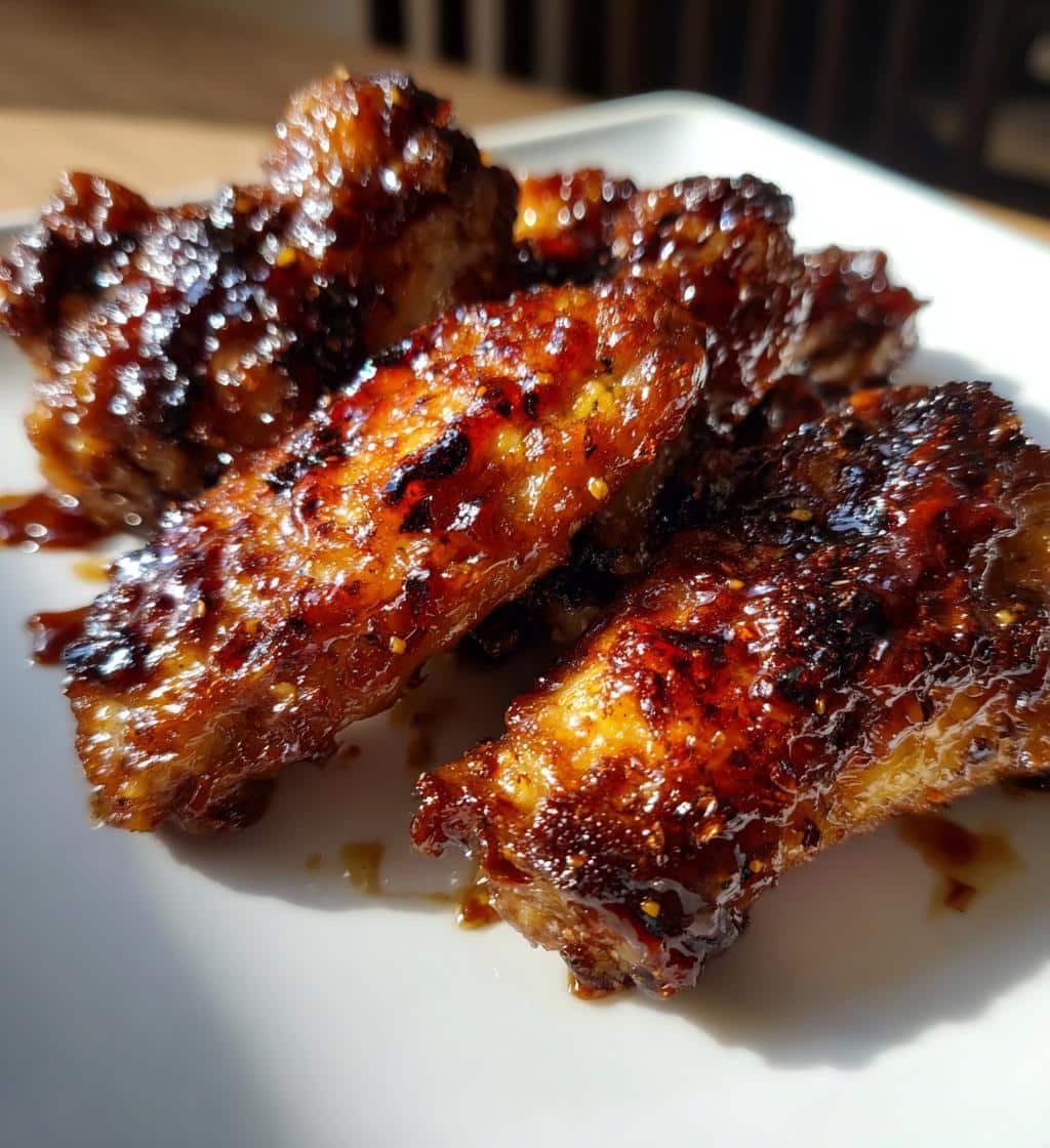 Asian BBQ Glaze Air Fryer Wings - detail 1