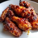 Asian BBQ Glaze Air Fryer Wings