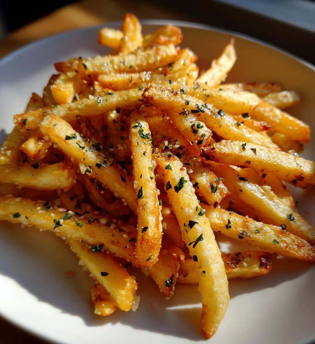 Delicious Air Fryer Garlic Butter Herb Fries - detail 1